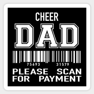 Funny Cheer Dad Gift Sticker